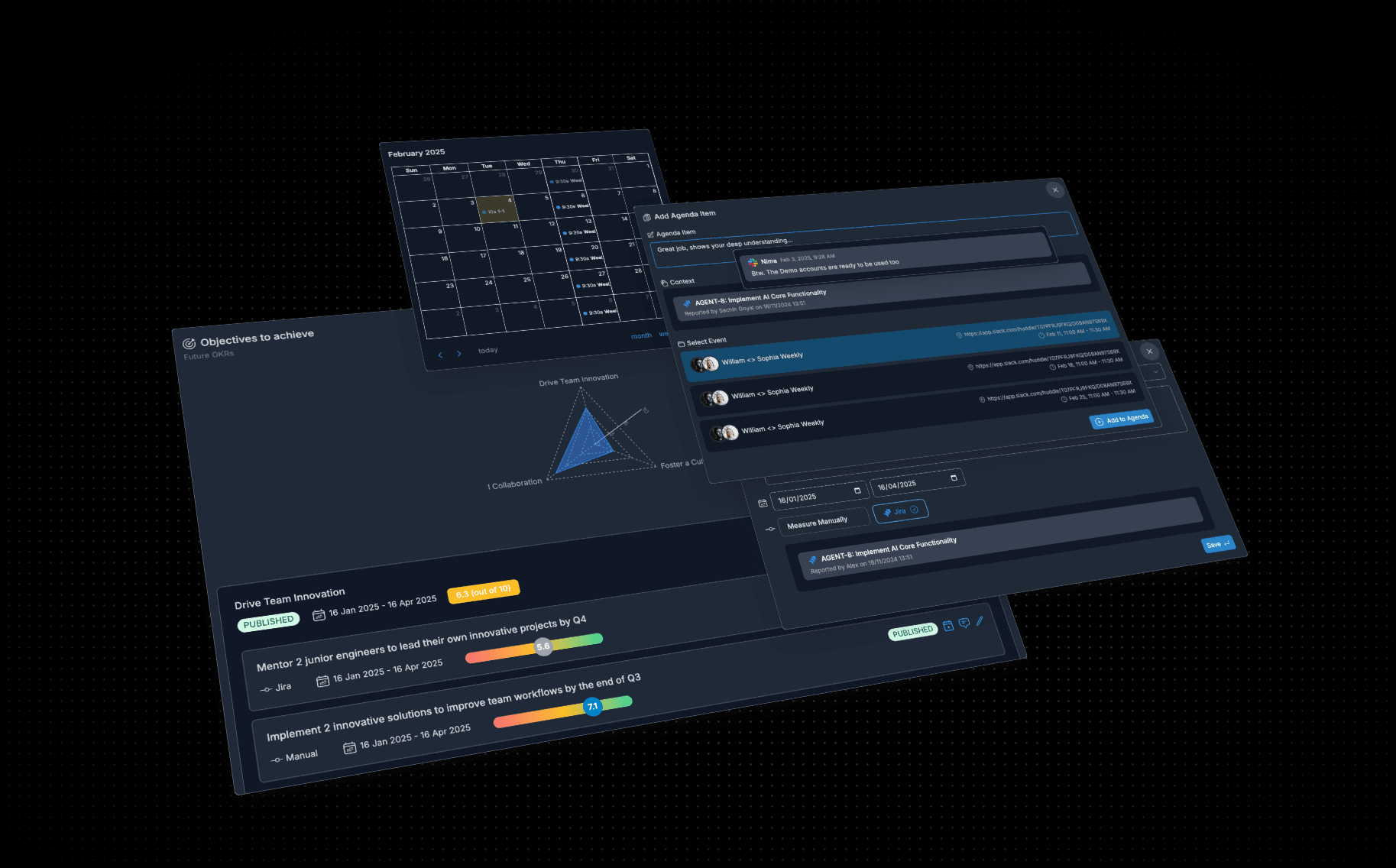 1-1s with real insights, not just status updates​