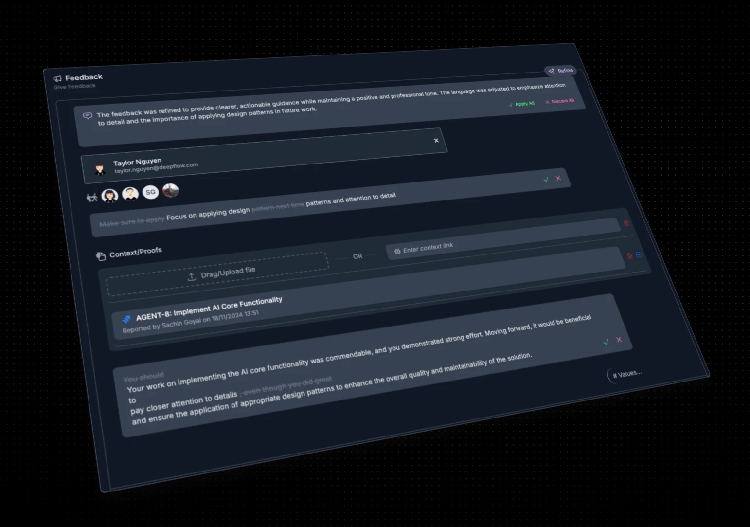 AI-powered, so you don’t have to overthink​