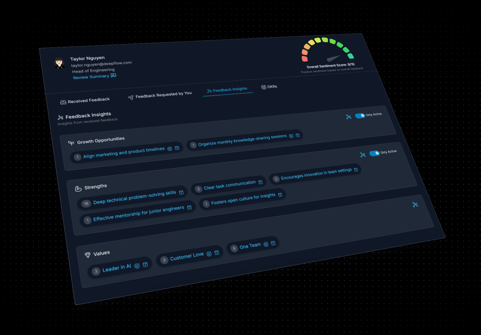 Make feedback part of the DNA, not an afterthought​