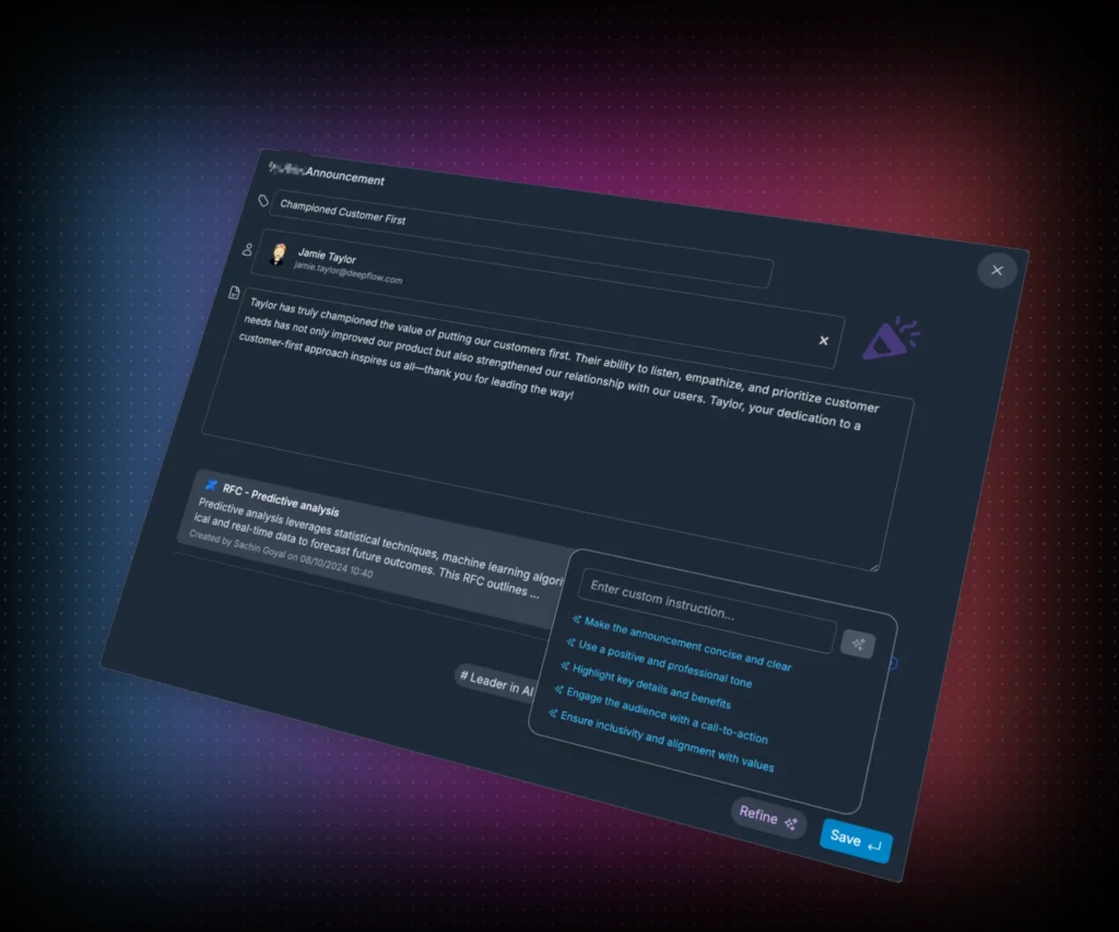 Shoutouts that go beyond words​